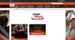 Desktop Screenshot of fundamentalhoopstraining.com